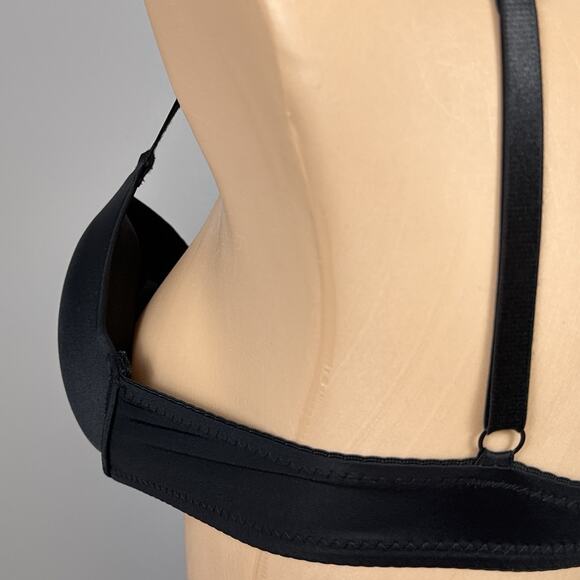 Frederick’s Of Hollywood Bombshell Bra Padded Push Up Size 34C Black Underwire - Picture 4 of 9